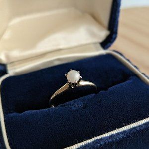 14k Gold Vintage Pearl Ring